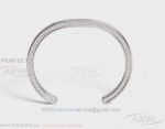 AAA Fake Celine Half-open White Gold Diamond Bracelet